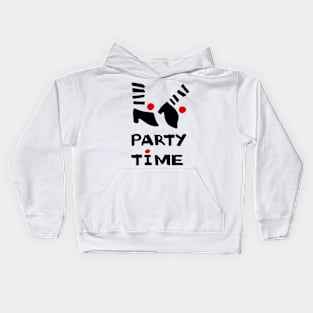 Dancing Shoes. Party Time. Kids Hoodie